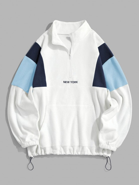 Half Zip Sweatshirt With Jogger Cargo Pants Set - Grafton Collection