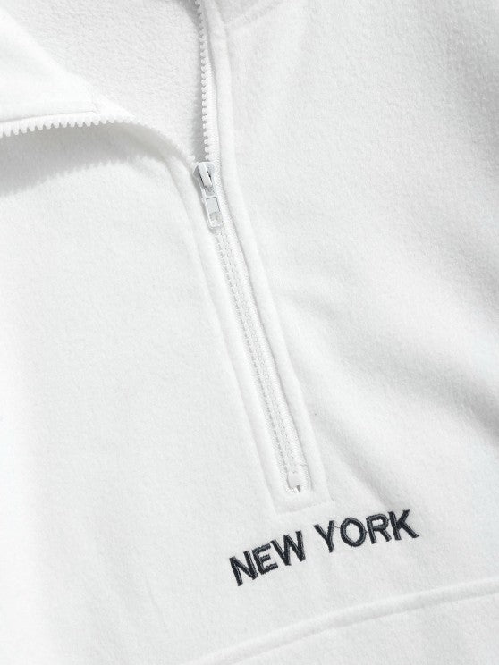 Half Zip Sweatshirt With Jogger Cargo Pants Set - Grafton Collection