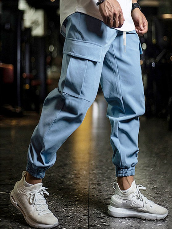 Half Zip Sweatshirt With Jogger Cargo Pants Set - Grafton Collection