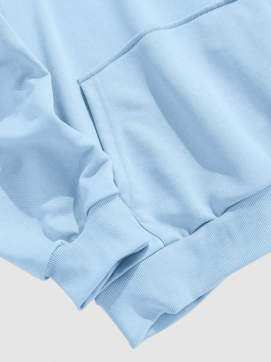 Letter Printed Hoodie And Jogger Pant - Grafton Collection