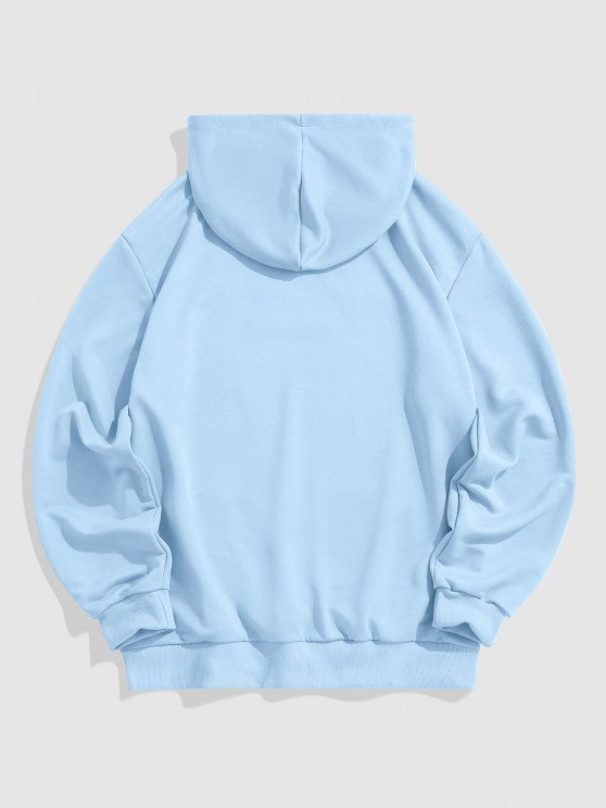 Letter Printed Hoodie And Jogger Pant - Grafton Collection