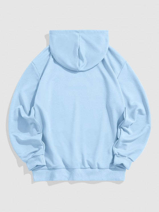 Letter Printed Hoodie And Jogger Pant - Grafton Collection