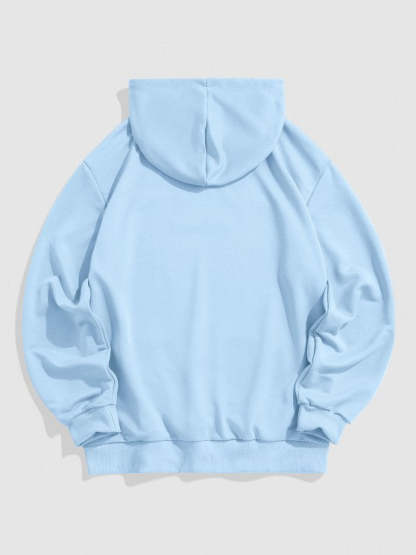 Letter Printed Hoodie And Jogger Pant - Grafton Collection