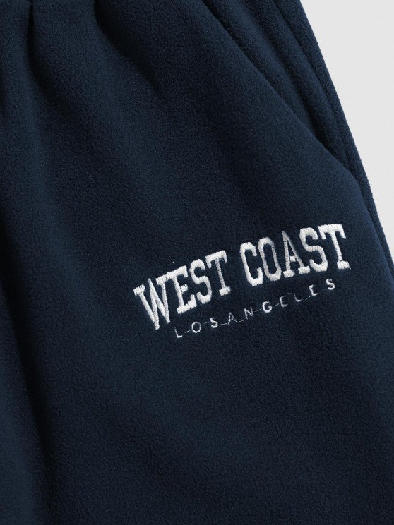 Dual Zip Coat And West Coast Sweatpants Set - Grafton Collection