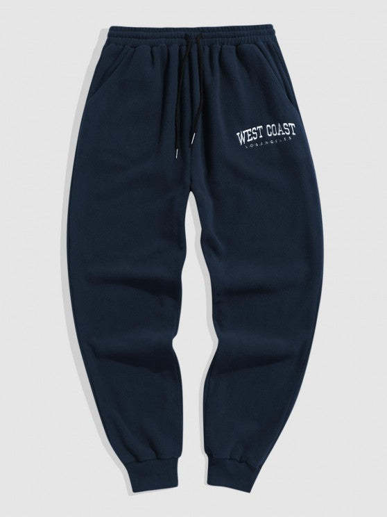 Dual Zip Coat And West Coast Sweatpants Set - Grafton Collection