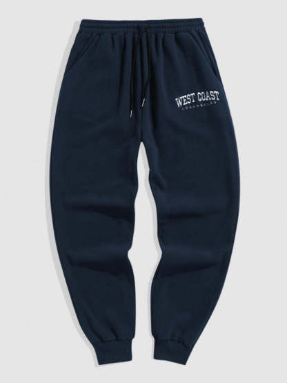 Dual Zip Coat And West Coast Sweatpants Set - Grafton Collection