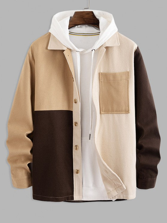 Woolen Jacket And Drawstring Cargo Pants - Grafton Collection