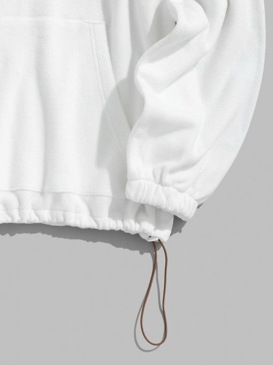 Sweatshirt Shearling Jacket And Cargo Jogger Set - Grafton Collection