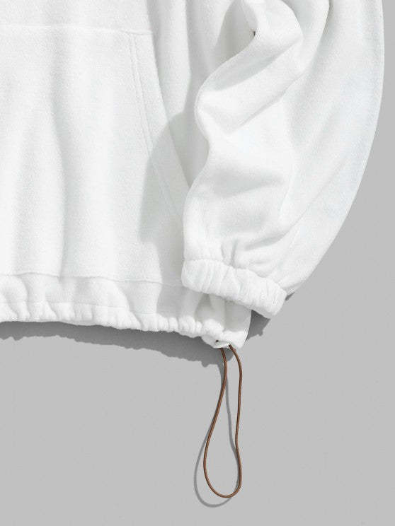 Sweatshirt Shearling Jacket And Cargo Jogger Set - Grafton Collection