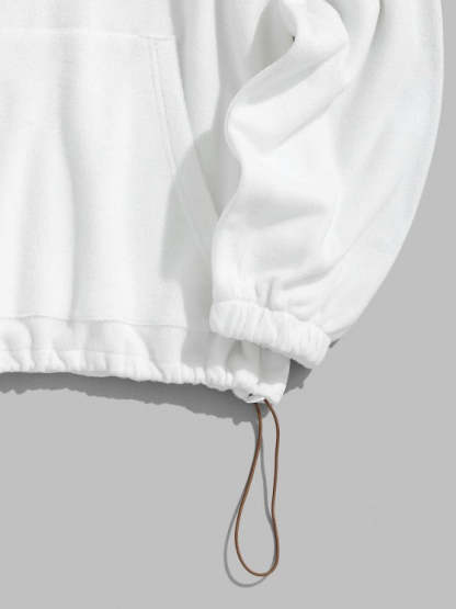 Sweatshirt Shearling Jacket And Cargo Jogger Set - Grafton Collection