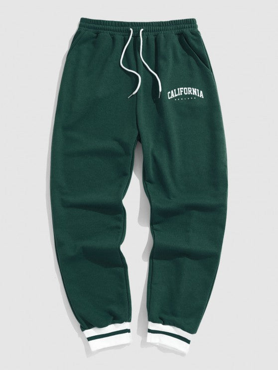 Printed Sweatshirt And Jogger Pants Sport Set - Grafton Collection