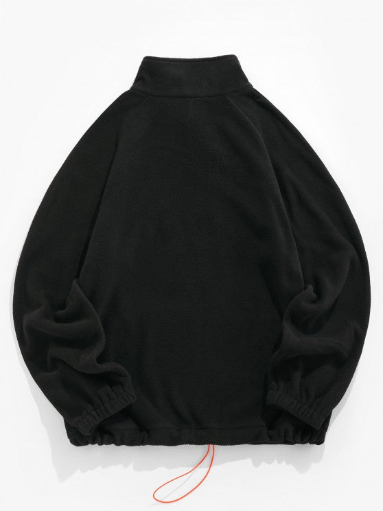 Letters Embroidered Sweatshirt And Sports Pants Set - Grafton Collection