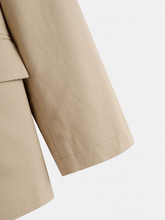 Flap Pocket Casual Blazers With Chino Pants Set - Grafton Collection