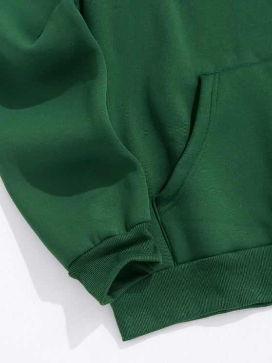 Letter Pattern Sweatshirt And Jogger Set - Grafton Collection