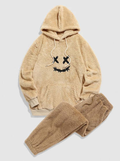 Embroidered Hoodie And Pants Set - Grafton Collection