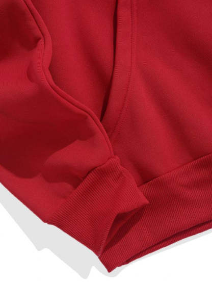 Slogan Fleece Thermal Lined Jogger Pants Set - Grafton Collection