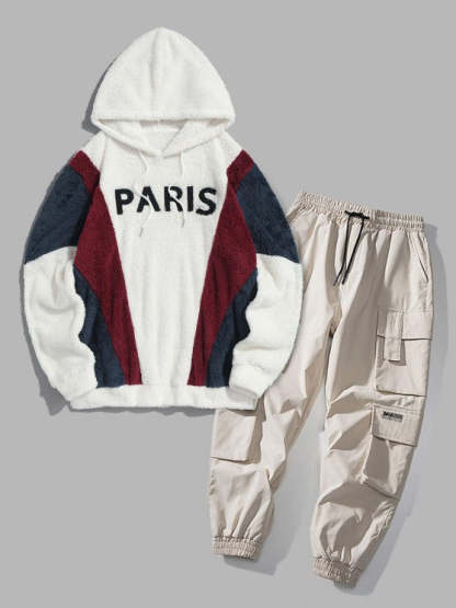 Hoodie And Cargo Jogger Pants Set - Grafton Collection
