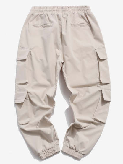 Sweatshirt Shearling Jacket And Cargo Jogger Set - Grafton Collection