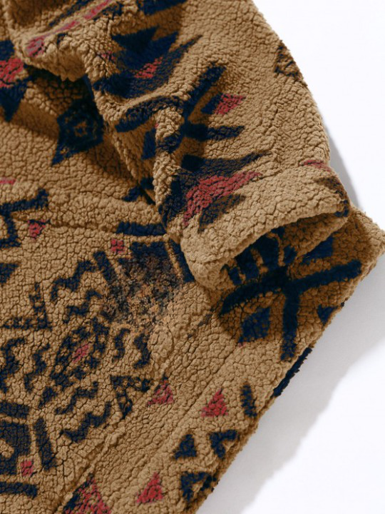 Printed Hoodie And Beam Pants Set - Grafton Collection