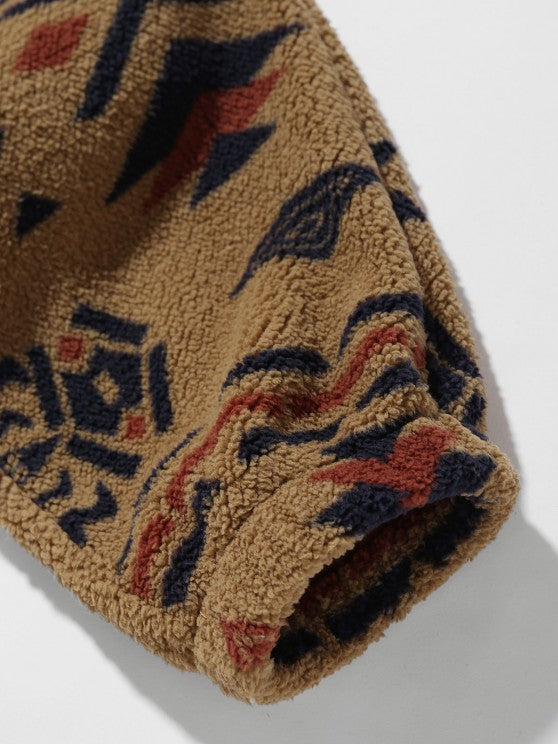 Printed Hoodie And Beam Pants Set - Grafton Collection