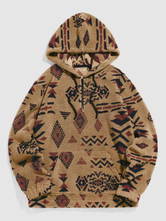 Printed Hoodie And Beam Pants Set - Grafton Collection