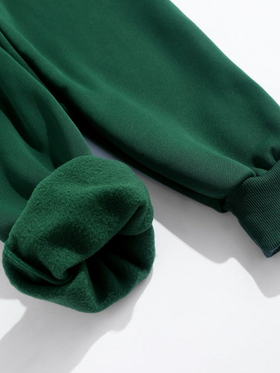 Graphic Fleece Thermal Hoodie And Jogger Pants Set - Grafton Collection