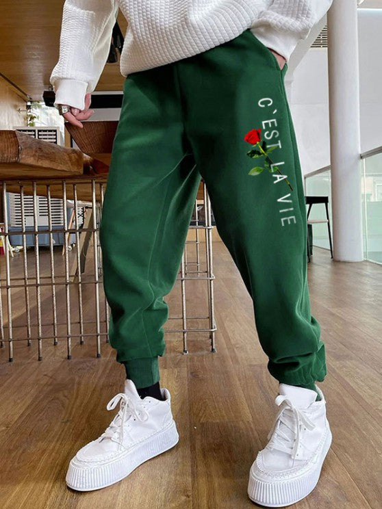 Graphic Fleece Thermal Hoodie And Jogger Pants Set - Grafton Collection