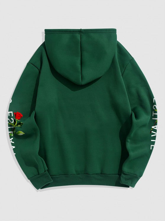 Graphic Fleece Thermal Hoodie And Jogger Pants Set - Grafton Collection
