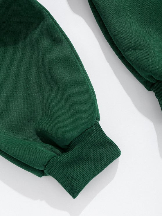 Graphic Fleece Thermal Hoodie And Jogger Pants Set - Grafton Collection