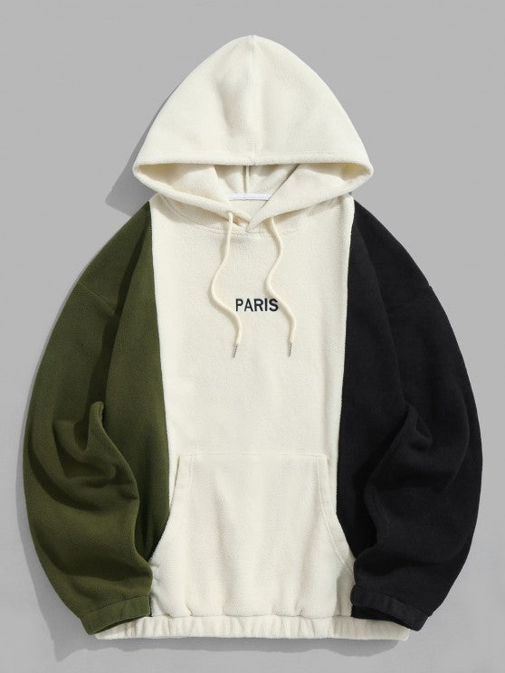 Embroidered Hoodie With Cargo Jogger Pants - Grafton Collection