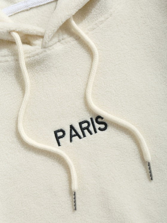 Embroidered Hoodie With Cargo Jogger Pants - Grafton Collection