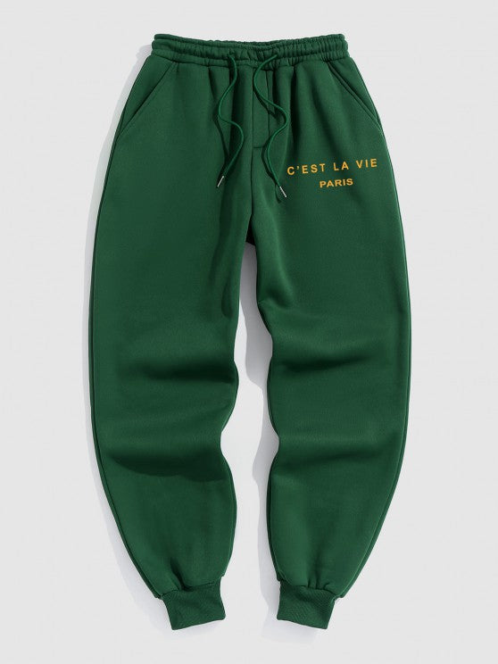 Embroidery Hoodie And Jogger Pants - Grafton Collection