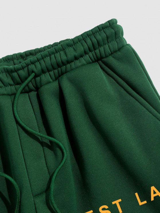 Embroidery Hoodie And Jogger Pants - Grafton Collection