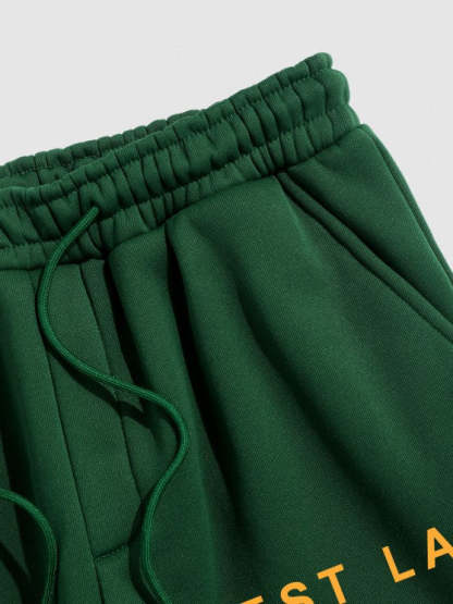 Embroidery Hoodie And Jogger Pants - Grafton Collection