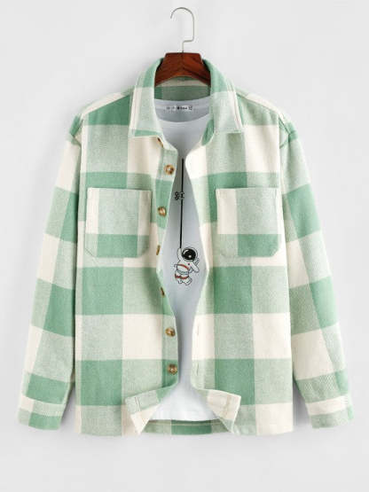 Plaid Pattern Shirt With Cargo Pants - Grafton Collection
