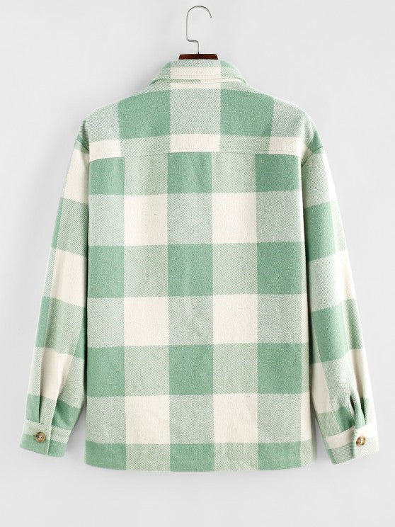 Plaid Pattern Shirt With Cargo Pants - Grafton Collection