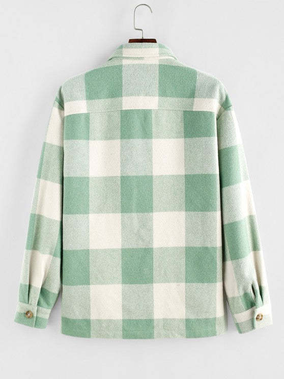 Plaid Pattern Shirt With Cargo Pants - Grafton Collection