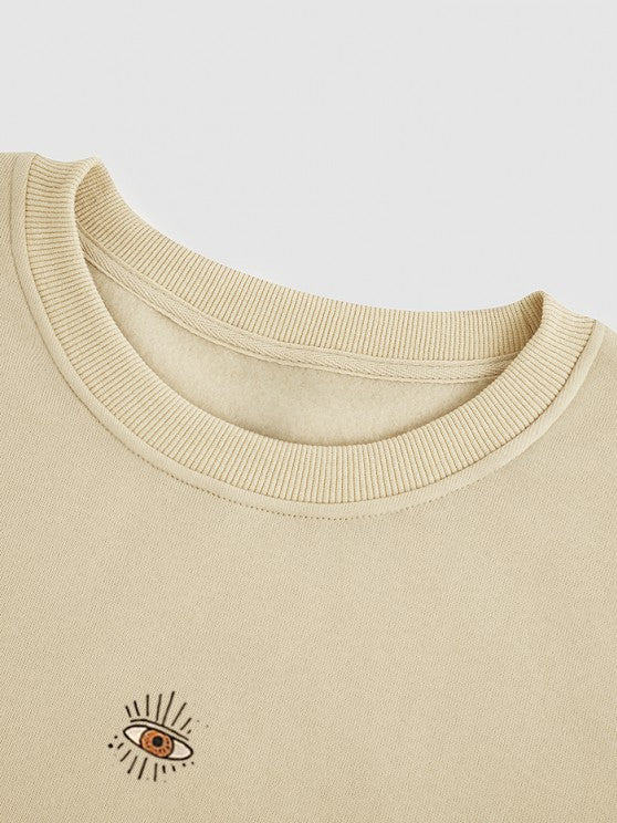 Letter Sweatshirt And Pants Set - Grafton Collection