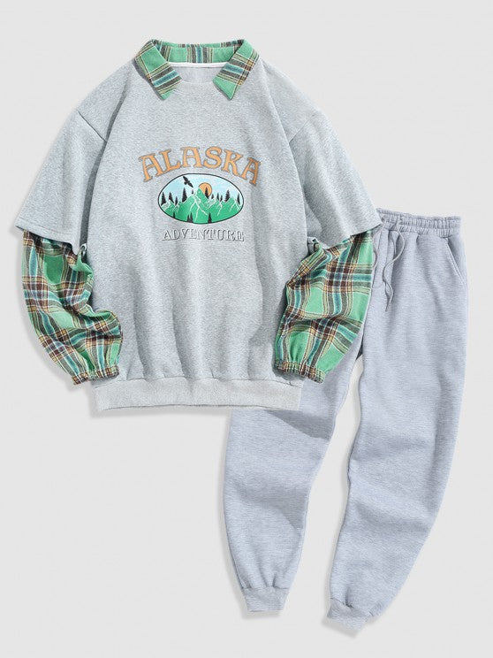 Thermal Fleece Lined Casual Sweatpants Set - Grafton Collection