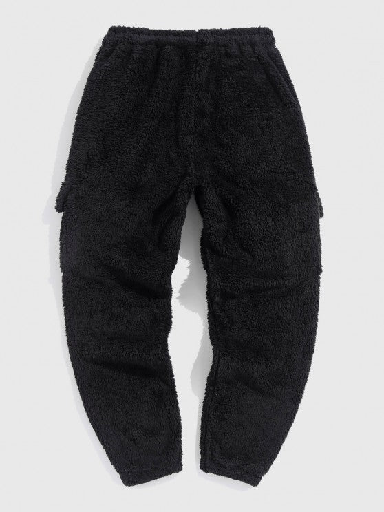 Fluffy Hoodie And Jogger Pants Set - Grafton Collection