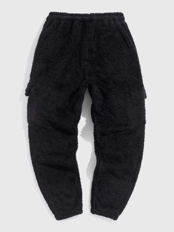 Fluffy Hoodie And Jogger Pants Set - Grafton Collection