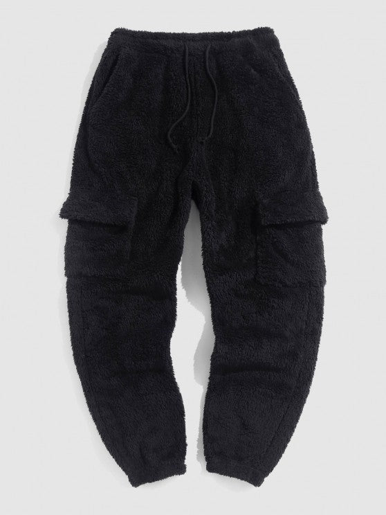 Fluffy Hoodie And Jogger Pants Set - Grafton Collection