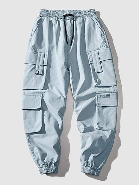 3 Pieces Letter Printed Jogger Pants Set - Grafton Collection