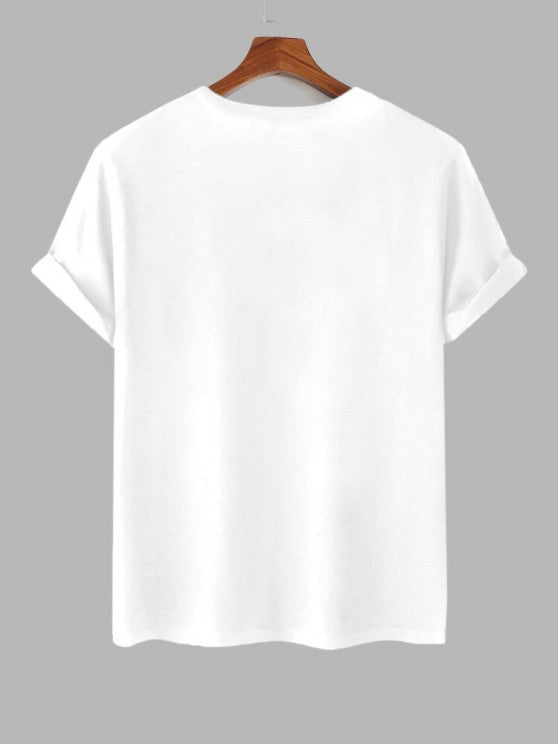 Letter Printed T Shirt And Cargo Pants Set - Grafton Collection