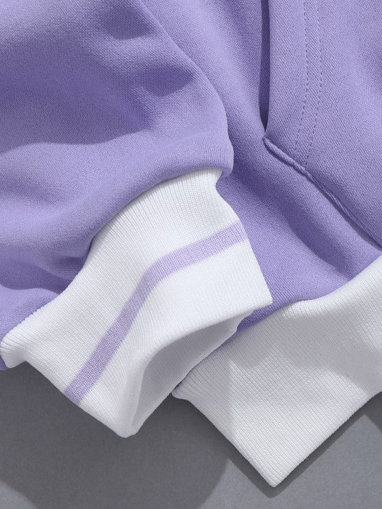 Collared Sweatshirt With Straight Jeans Set - Grafton Collection