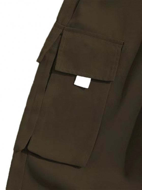 Letter Pattern Hoodie And Cargo Pants - Grafton Collection