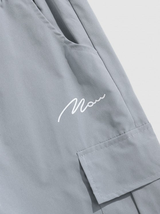 Sweatshirt And Jogger Cargo Pants Set - Grafton Collection