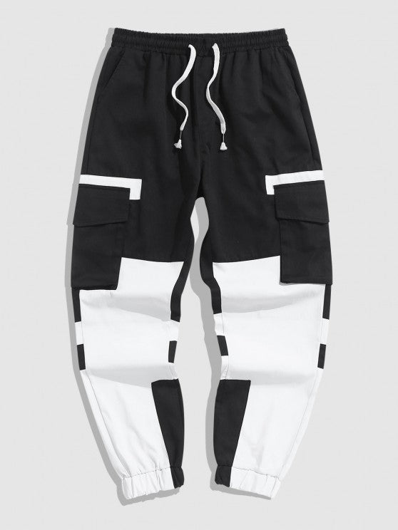 Letter Printed Sweatshirt With Cargo Pants Set - Grafton Collection