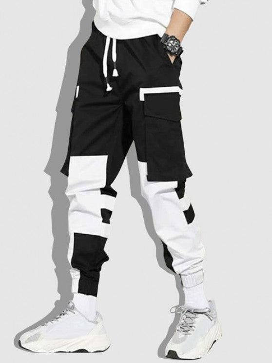 Letter Printed Sweatshirt With Cargo Pants Set - Grafton Collection