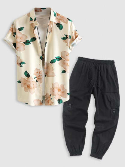 No Stretch Shirt And Pants Set - Grafton Collection